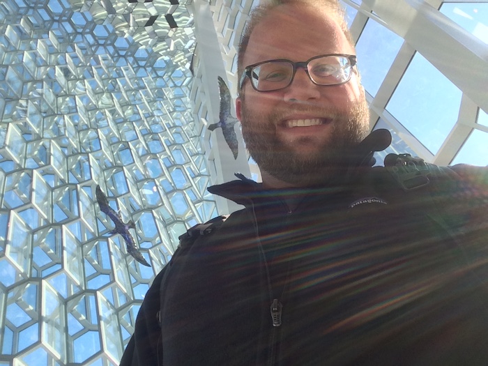 in the Harpa Concert Hall in Reykjavík in May of 2015