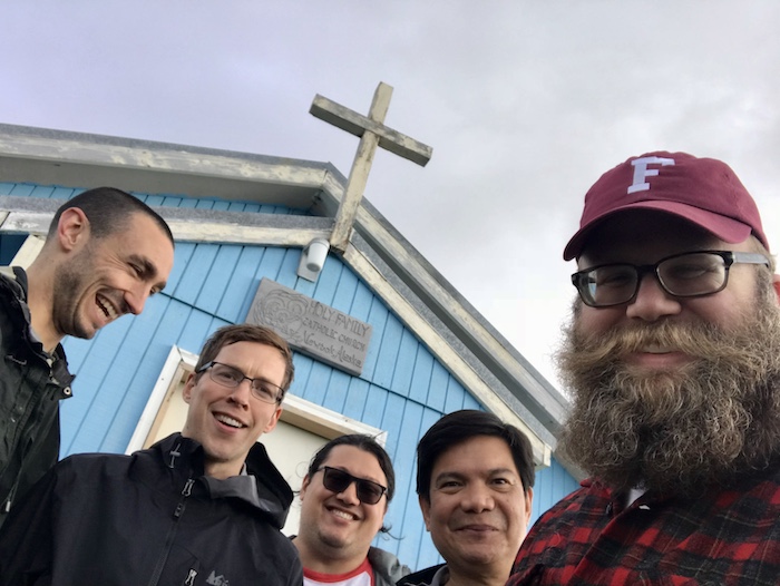 with my vow classmates in the remote village of Newtok, Alaska in June of 2018
