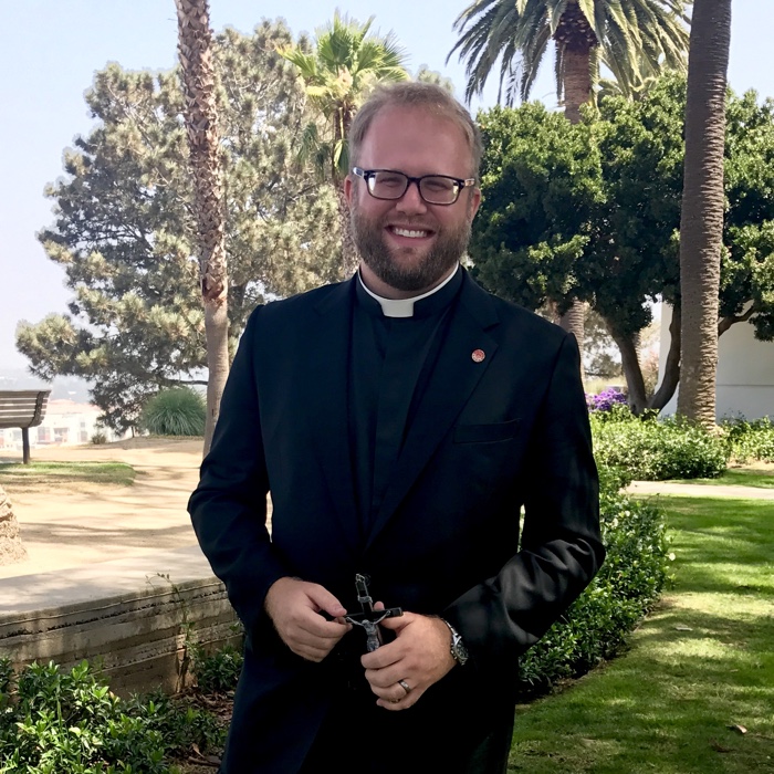 shortly after taking my First Vows at the Chapel of the Sacred Heart at Loyola Marymount University in August of 2017