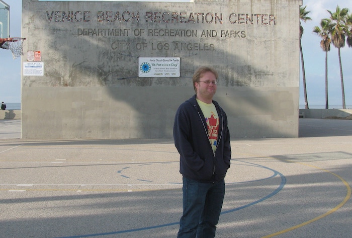 at the Venice Beach Recreation Center on what appears to have been a chilly day in February of 2009