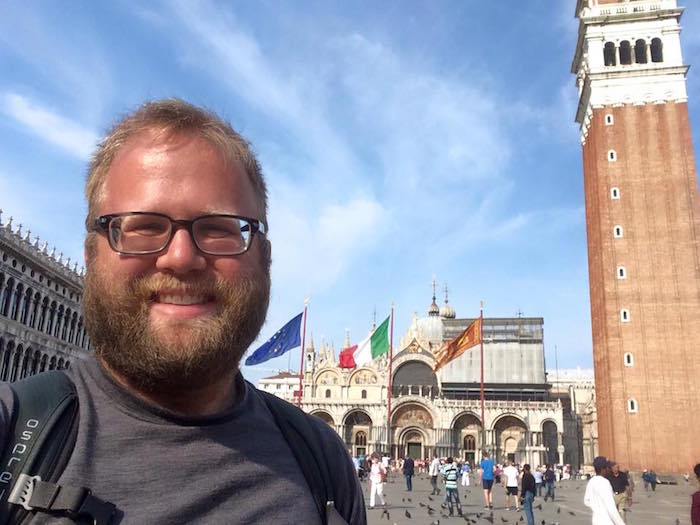 at the Piazza San Marco in Venice in May of 2015